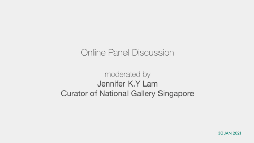 The panel discussion talks about the changes in the art world post-COVID–19. Moderated by Assistant Curator, National Gallery Singapore, Jennifer K.Y. Lam, it features the artists and curator, Ms Hilda Chan, of Otherworlds.