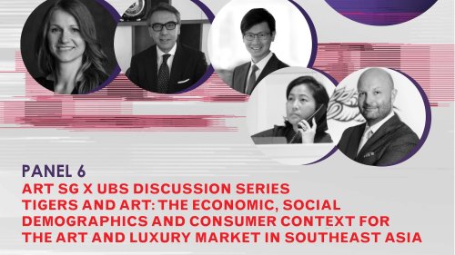 Presented by ART SG, this panel surveyed Singapore's rise as a financial centre and role as one of the four Asian Tigers, and its art and luxury market development vis-à-vis economic growth alongside other Asian and SEA countries.